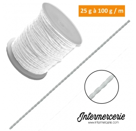 Cordons de plomb pour rideaux et ameublement