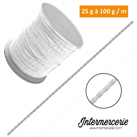 Cordons de plomb pour rideaux et ameublement