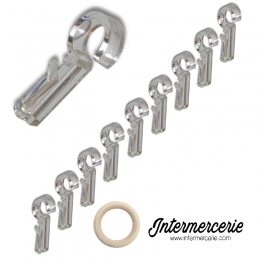 Crochets pour rideaux