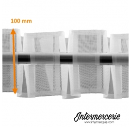 Ruban à passants cachés 100 mm