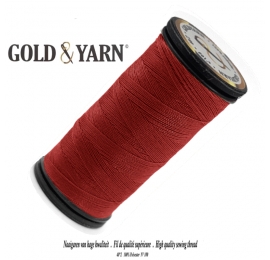 Fil polyester à coudre Gold Yarn 519 rouge