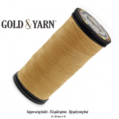 Fil à coudre polyester Gold Yarn 87 Moutarde