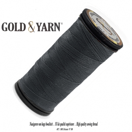 Fil à coudre polyester Gold Yarn 182 Gris cosmique