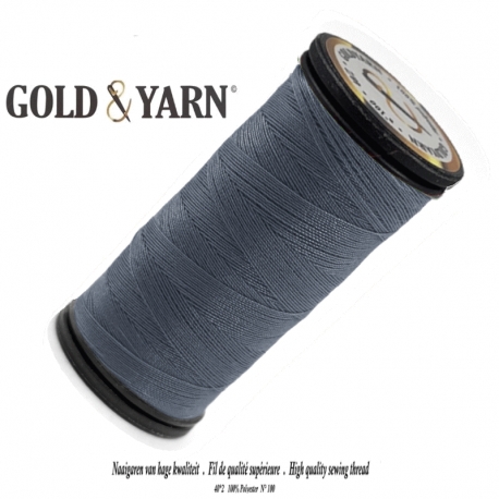 Fil à coudre Gold Yarn 145 Gris moyen