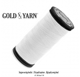 Fil à coudre polyester Gold Yarn 501 Blanc