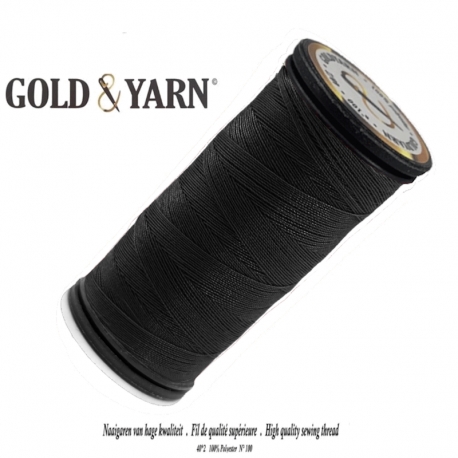 Fil à coudre Gold Yarn 580 Noir