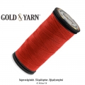 Fil polyester à coudre gold yarn 820 rouge