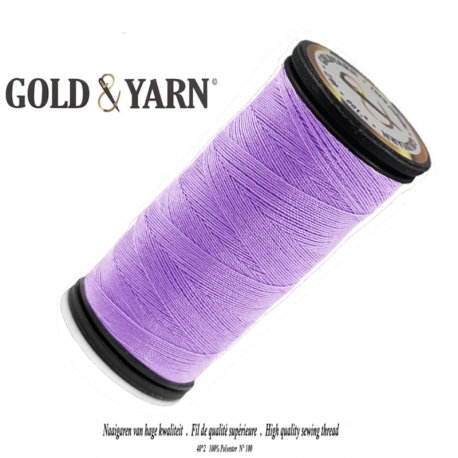 Fil à coudre polyester Gold Yarn 862 Mauve