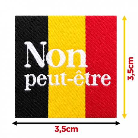 Écusson carré 3,5 cm Banana