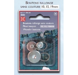 Boutons rallonge sans couture