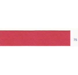 Biais polyester unis rose terracotta 75
