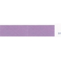 Biais polyester uni violet prune